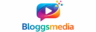 colorful bloggsmedia logo design
